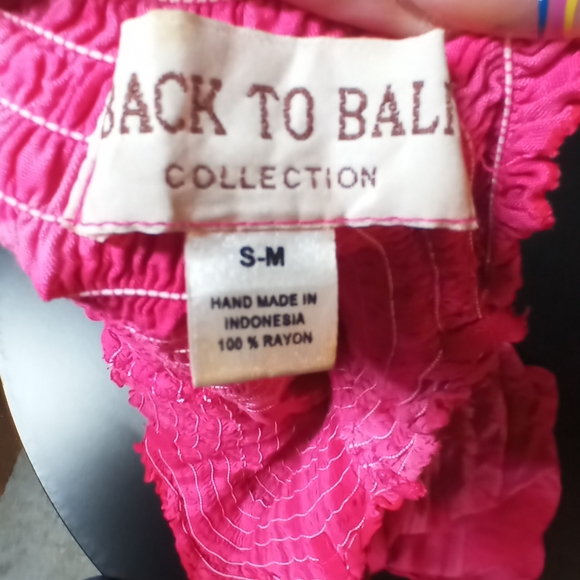 🎃2 for $20 Mix &Match🎃 Back To Bali Pink Tye Dye Swim Coverup Dress - Picture 7 of 7